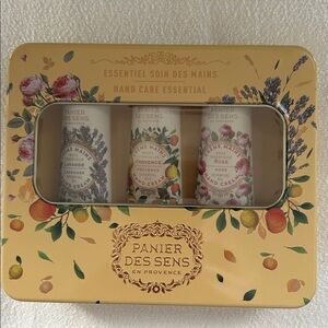 Panier Des Sens Hand Cream Collection, Provence France, Set of 3 in Tin, NWOT